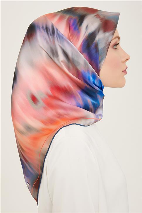 Armine Geometrik Desenli Sura İpek Eşarp 24Ya9137 56 83