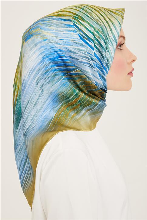 Armine Soyut Desenli Twill İpek Eşarp 24Ya9143 7 05