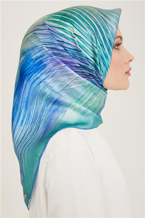 Armine Soyut Desenli Twill İpek Eşarp 24Ya9143 7 54