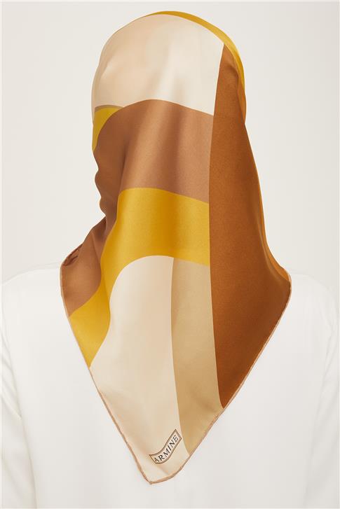 Armine Klasik Desenli Sura İpek Eşarp 24Ya9149 36 52