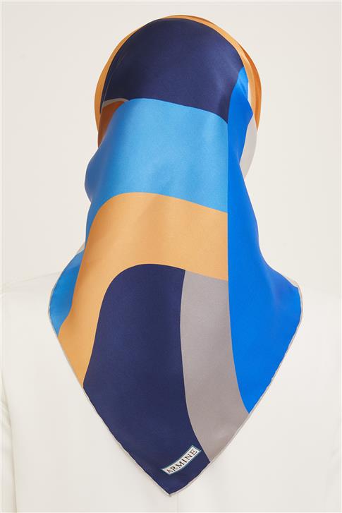 Armine Klasik Desenli Sura İpek Eşarp 24Ya9149 36 59