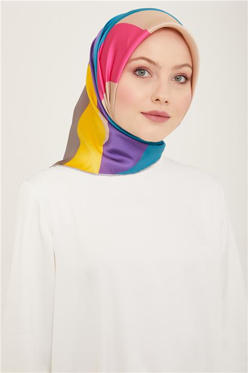 Armine Klasik Desenli Sura İpek Eşarp 24Ya9149 36 83