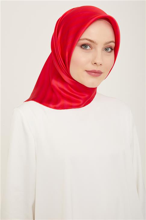 Armine Klasik Desenli Twill İpek Eşarp 24Ya9150 4 50