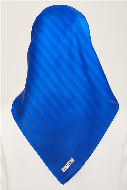 Armine Klasik Desenli Twill İpek Eşarp 24Ya9150 4 83
