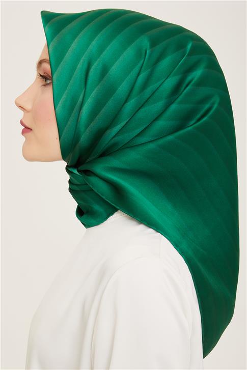 Armine Klasik Desenli Twill İpek Eşarp 24Ya9150 4 84