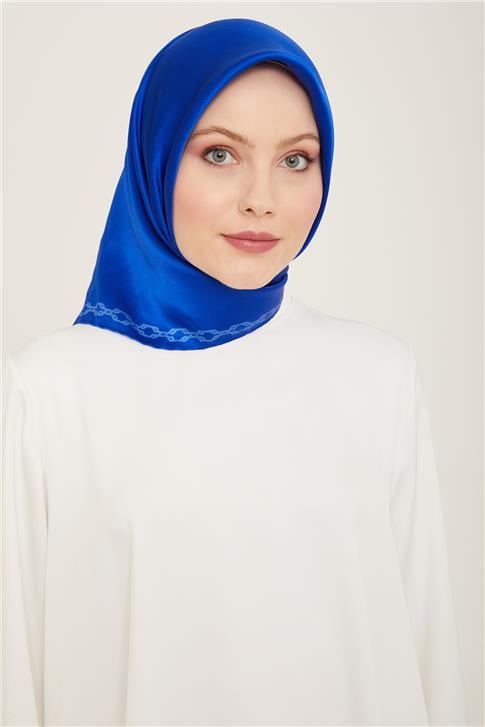 Armine Klasik Desenli Twill İpek Eşarp 24Ya9154 53 53
