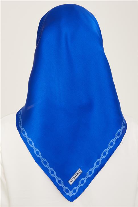Armine Klasik Desenli Twill İpek Eşarp 24Ya9154 53 53