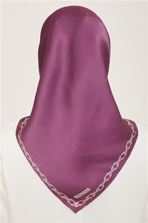 Armine Leopar Desenli Sura İpek Eşarp 24Ya9155 06