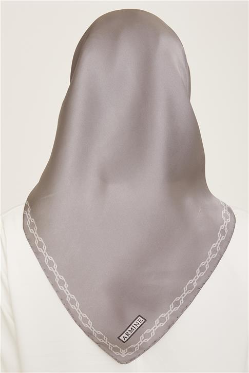 Armine Leopar Desenli Sura İpek Eşarp 24Ya9155 54