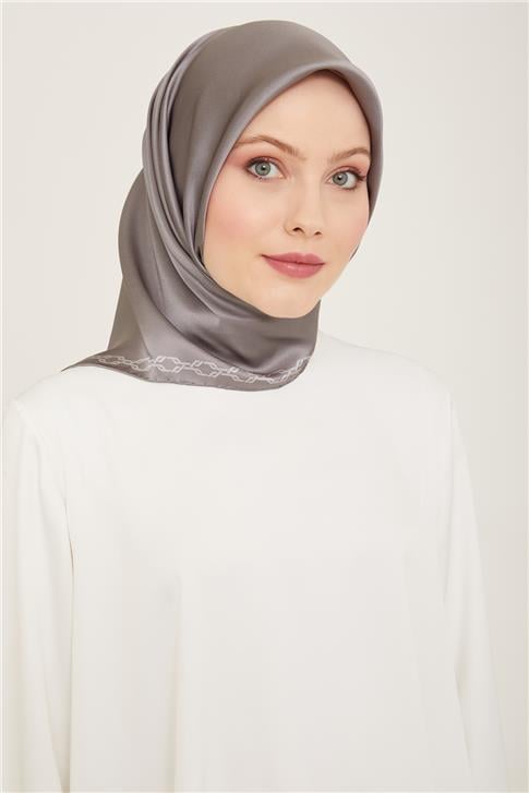 Armine Leopar Desenli Sura İpek Eşarp 24Ya9155 54