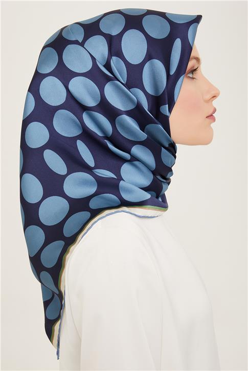Armine Geometrik Desenli Sura İpek Eşarp 24Ya9157 55
