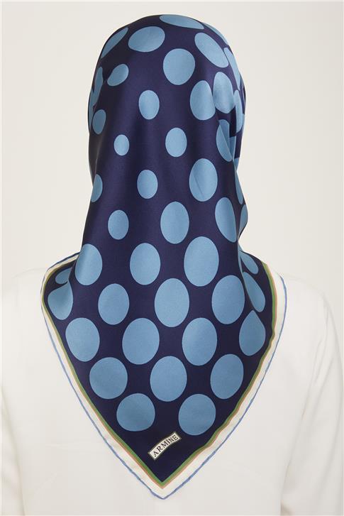 Armine Geometrik Desenli Sura İpek Eşarp 24Ya9157 55