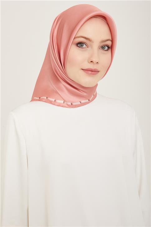 Armine Klasik Desenli Twill İpek Eşarp 24Ya9165 31 05
