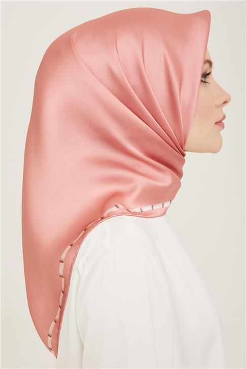Armine Klasik Desenli Twill İpek Eşarp 24Ya9165 31 05