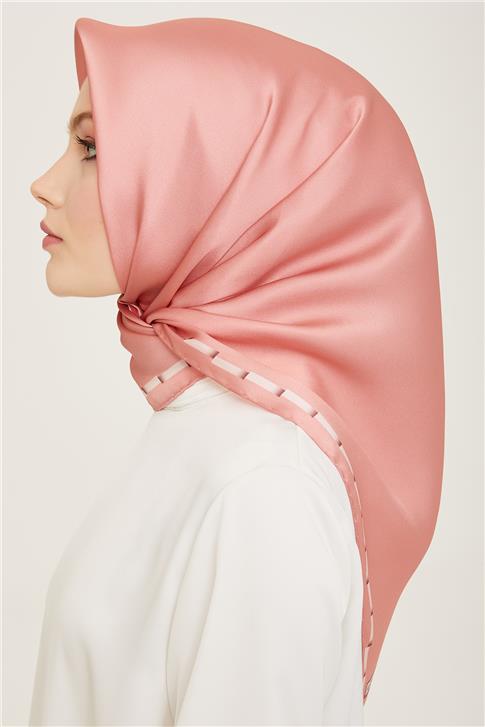 Armine Klasik Desenli Twill İpek Eşarp 24Ya9165 31 05