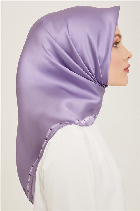 Armine Klasik Desenli Twill İpek Eşarp 24Ya9165 31 11