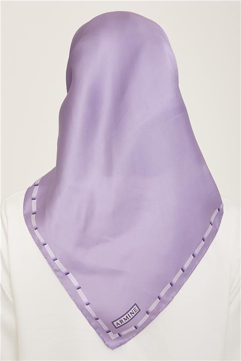 Armine Klasik Desenli Twill İpek Eşarp 24Ya9165 31 11