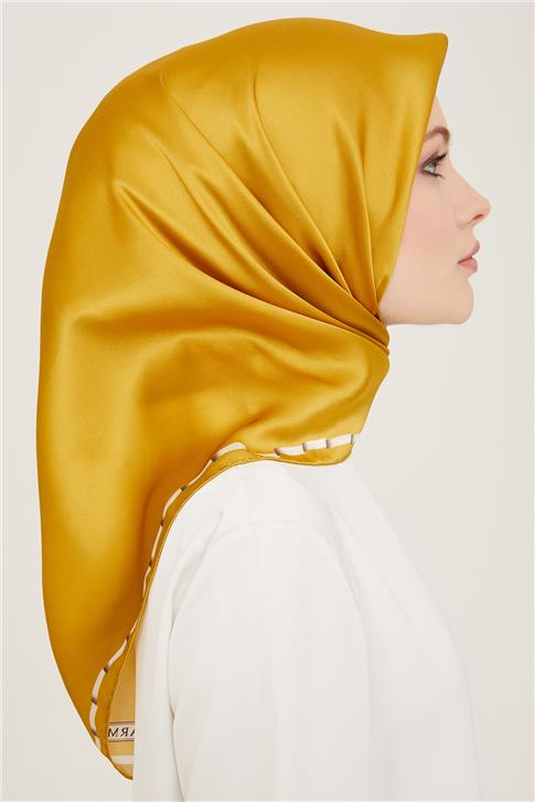 Armine Klasik Desenli Twill İpek Eşarp 24Ya9165 31 33