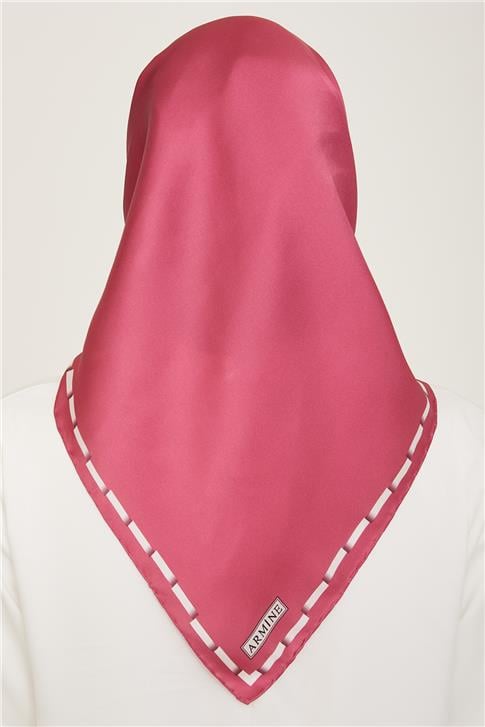Armine Klasik Desenli Twill İpek Eşarp 24Ya9165 31 51