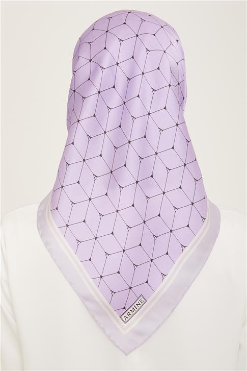 Armine Monogram Desenli Twill İpek Eşarp 24Ya9166 85 85