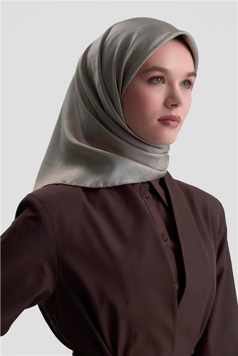 Jakarlı İpek Eşarp 2001D 19