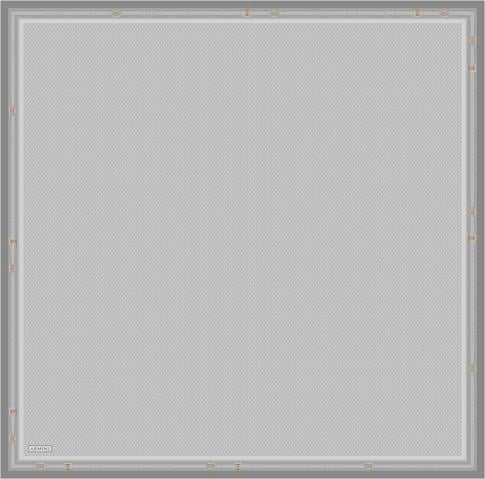 Armine Monogram Desenli Saf İpek Twill Eşarp 9401D 53