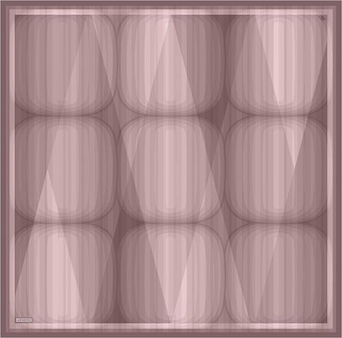 Armine Geometrik Desenli Saf İpek Twill Eşarp 9402D 05