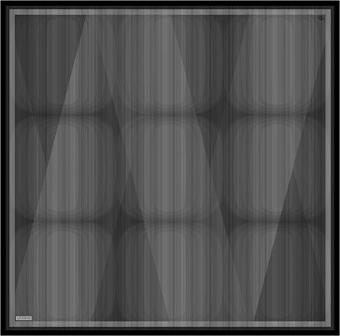 Armine Geometrik Desenli Saf İpek Twill Eşarp 9402D 54