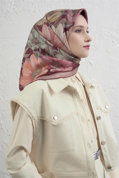 Armine Saf İpek Sura Eşarp 9403D 02