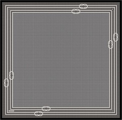 Armine Klasik Desenli Saf İpek Twill Eşarp 9404D 80