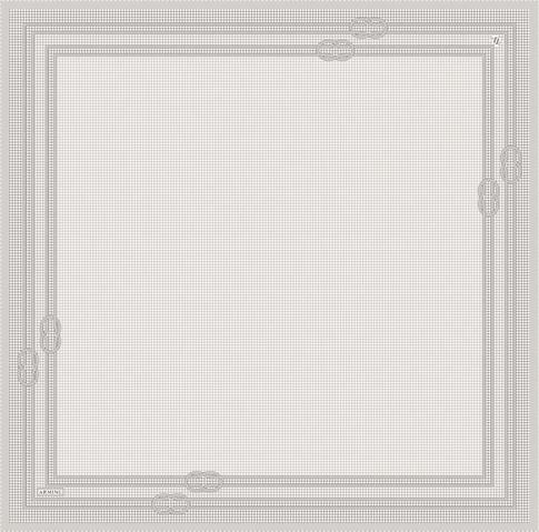 Armine Klasik Desenli Saf İpek Twill Eşarp 9404D 83