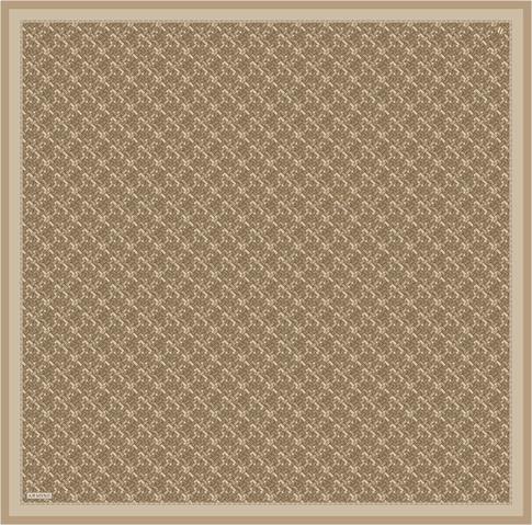 Armine Soyut Desenli Saf İpek Twill Eşarp 9405D 06