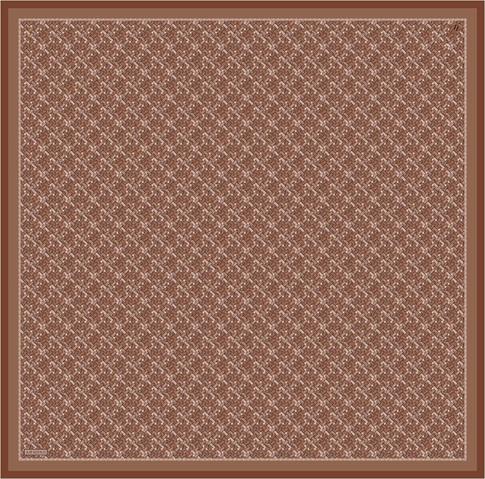 Armine Soyut Desenli Saf İpek Twill Eşarp 9405D 08