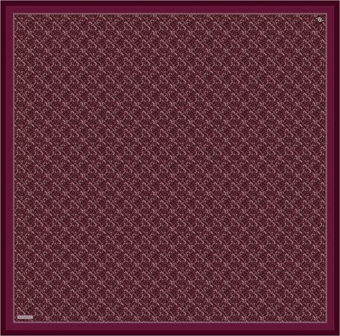 Armine Soyut Desenli Saf İpek Twill Eşarp 9405D 80