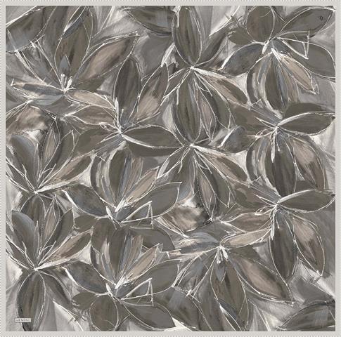 Armine Çiçek Desenli Saf İpek Twill Eşarp 9406D 85