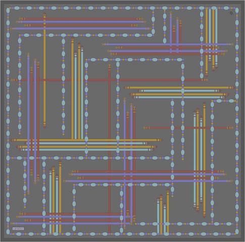 Armine Obje Desenli Saf İpek Twill Eşarp 9407D 54