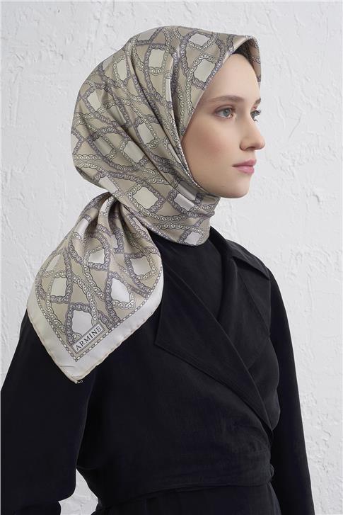 Armine Saf İpek Sura Eşarp 9410D 85