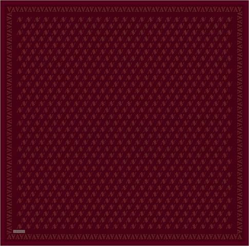 Armine Monogram Desenli Saf İpek Twill Eşarp 9412D 04