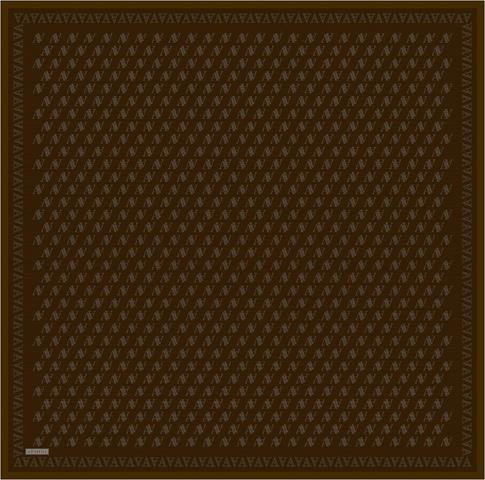 Armine Monogram Desenli Saf İpek Twill Eşarp 9412D 84