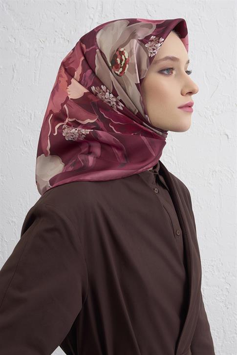 Armine Saf İpek Sura Eşarp 9414D 2