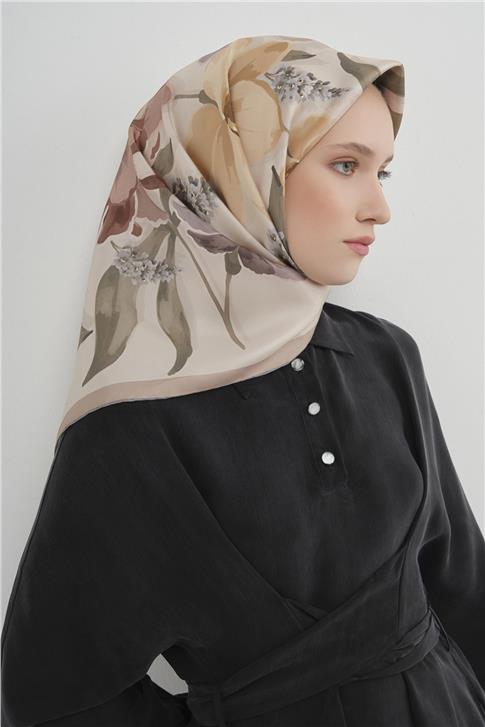 Armine Saf İpek Sura Eşarp 9414D 4