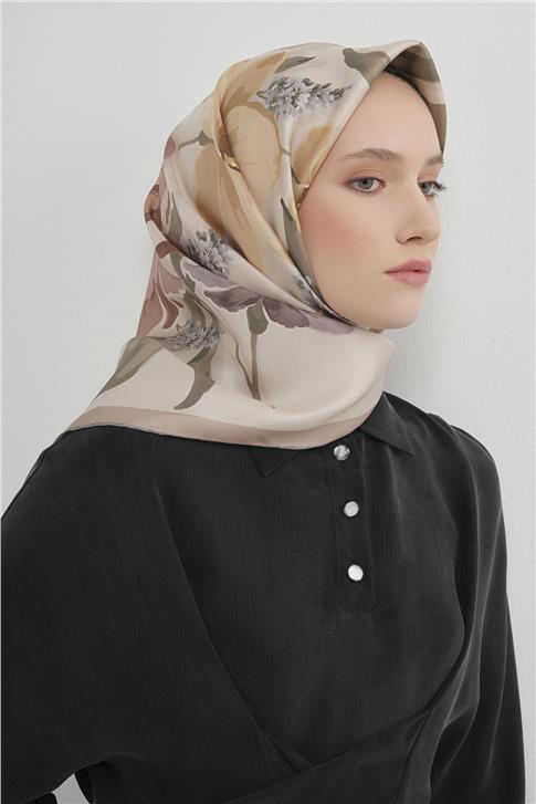 Armine Saf İpek Sura Eşarp 9414D 4