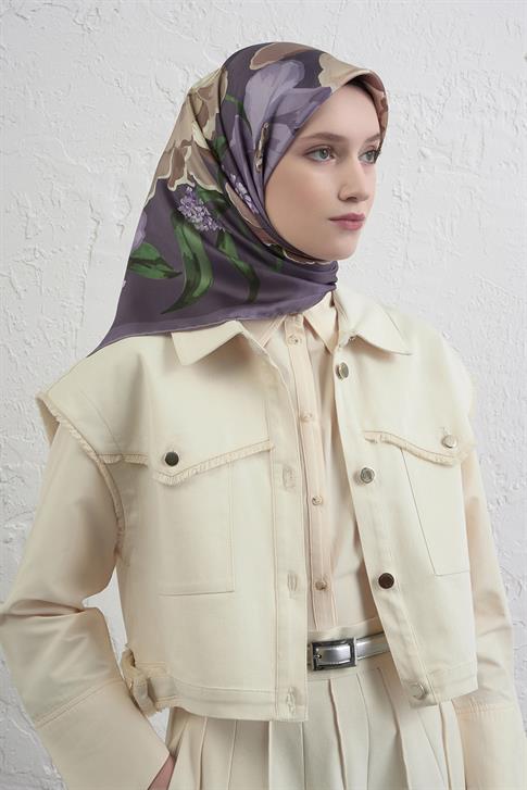 Armine Saf İpek Sura Eşarp 9414D 84