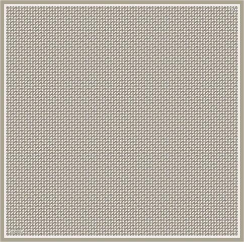 Armine Geometrik Desenli Saf İpek Twill Eşarp 9417D 85