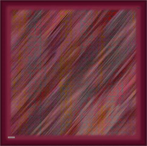 Armine Soyut Desenli Saf İpek Twill Eşarp 9420D 85