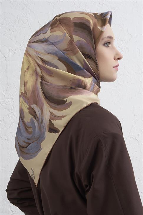 Armine Saf İpek Sura Eşarp 9423D 57