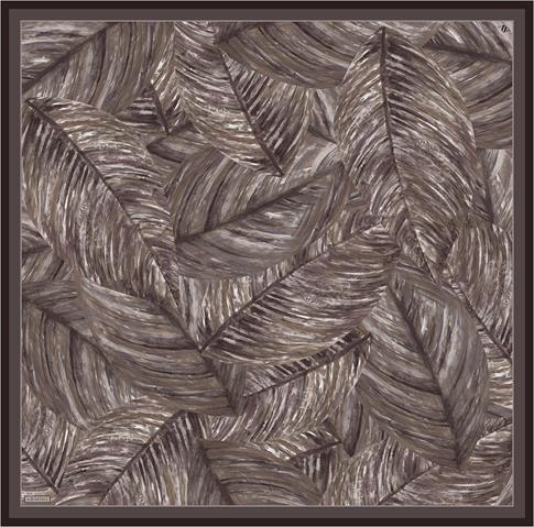 Armine Klasik Desenli Saf İpek Twill Eşarp 9430D 36