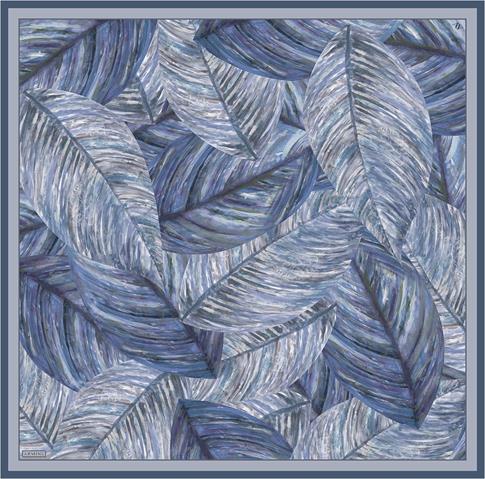 Armine Klasik Desenli Saf İpek Twill Eşarp 9430D 82