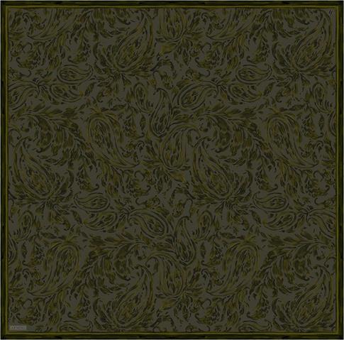 Armine Soyut Desenli Saf İpek Twill Eşarp 9431D 04