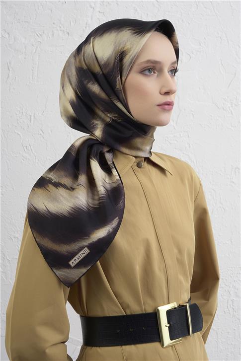 Armine Saf İpek Sura Eşarp 9432D 02